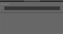 Desktop Screenshot of opencloud.net